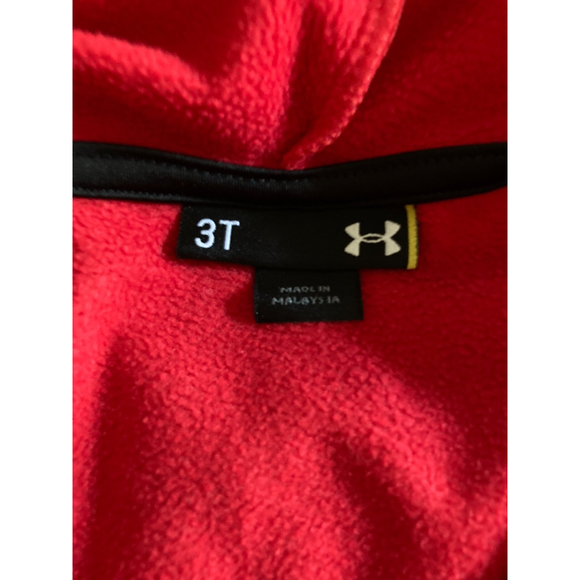 Children's Under Armour hooded zippered jacket size 3T - Picture 2 of 3